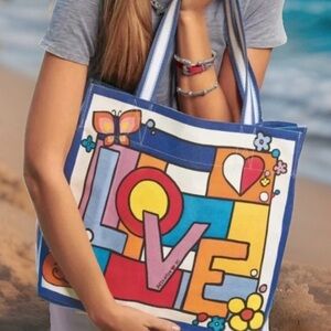 Colorful Brighton Power of Love tote NEW sealed Fabulous Quality $150 retail